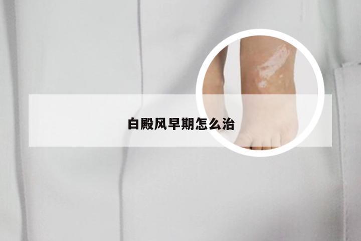 白殿风早期怎么治