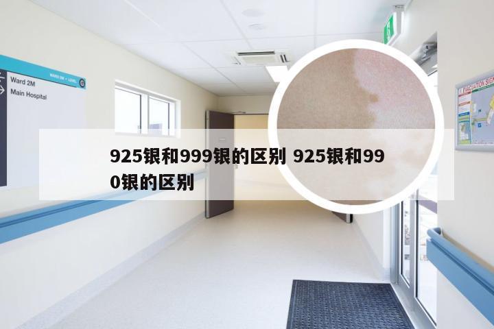 925银和999银的区别 925银和990银的区别