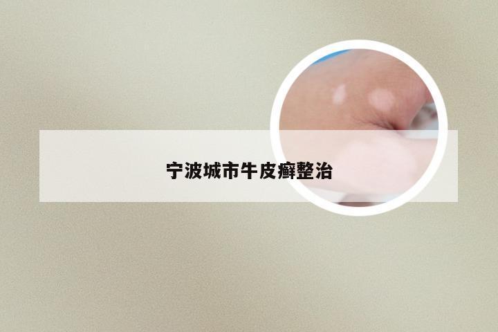 宁波城市牛皮癣整治
