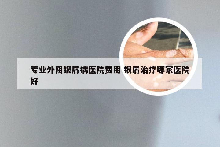 专业外阴银屑病医院费用 银屑治疗哪家医院好